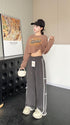 KELTIS Little Bow Decor Track Pants